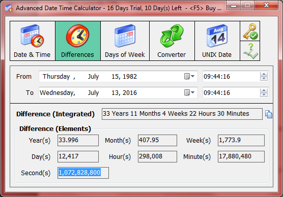 Calculate Hours between Dates