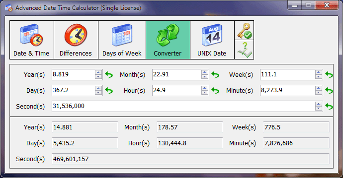 Time Calculator - Time Elements Converter