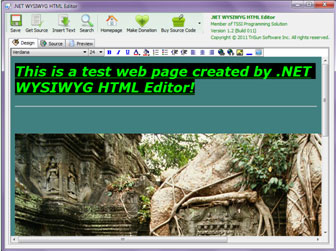 Click here to see the full screenshot of .NET WYSIWYG HTML Editor. Click here to see the full screenshot of .NET WYSIWYG HTML Editor.