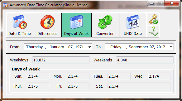 Time Calculator - Days of Week