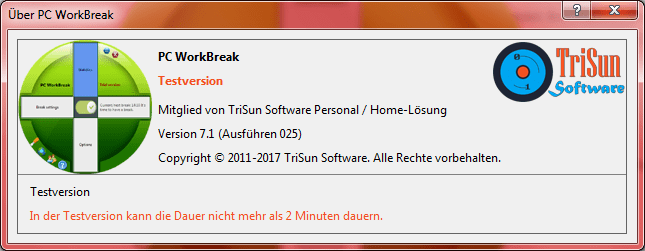 Über die PC WorkBreak-Schnittstelle. Über die PC WorkBreak-Schnittstelle.