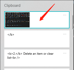 Clipboard Screenshots History