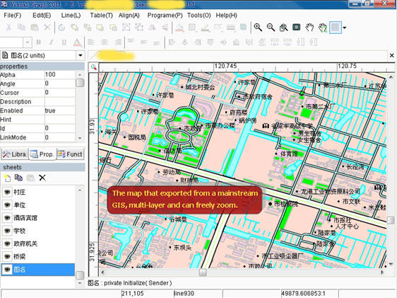 A GIS Map