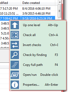 Context Menu